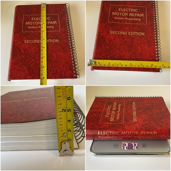 ๐ Electric Motor Repair, Second Edition by Robert Rosenberg, Spiral Bound, 1970 - Picture 16 of 17